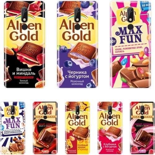 Back Cover For Nokia 2.1 3.1 5.1 6.1 7.1 Plus Soft Silicone Chocolate Russian Phone Case For Nokia 7.1 6.1 5.1 3.1 2.1 Case