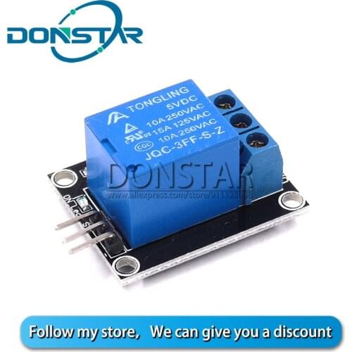 Hot 5V One 1 Channel Relay Module Board Shield For PIC AVR DSP ARM for arduino Relay KY-019