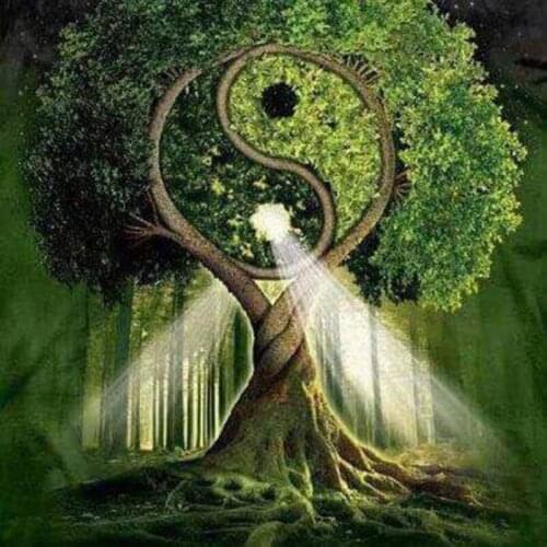 Gossip Trees 5D Diy Square Drill Diamond Painting Full Square Mosaic Drill Resin Handmade Embroidery Mosaic 3D Cross Stitch Kits