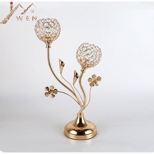 IMUWEN Decorative Crystal Candlesticks China