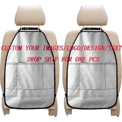 Custom Design/Logo/Images/Text Car Seat Against The Dirty Mat Fashion Car Seat Back Protector Cover Washable Car Accessories