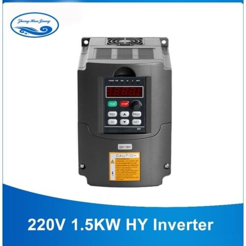 1.5kw/2.2kw Inverter 110V/220V VFD 1P Input 3P Output Frequency Converter For Motor Speed Control Converter