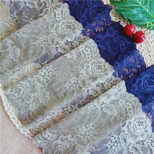 18CM Lace Elastic Lace Fabric Ribbon Is Used To Decorate Womens Underwear AccessoriesE3158