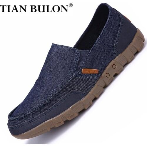Summer Men Canvas Shoes Light-weight Casual Shoes Mens Wear-resistance Sneakers Comfortable Loafers Driving Shoes Plus Size 48