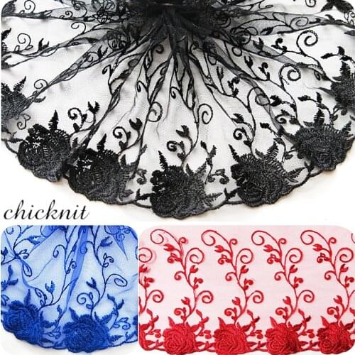 CHICKNIT width 115mm 2018 new baroque style Multiple colors for Wedding Dress Headscarf accessories Tuxedo roes lace WB010