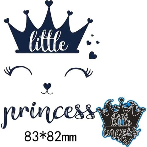 New cat little nrincess Cutting Dies Stencil DIY Scrapbooking Photo Album Embossing Decorative Paper Card Craft 83*82mm