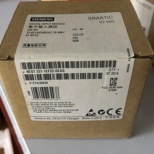 Original 6es7221-1ef22-0xa06es72211ef2200 s 7200 digital module