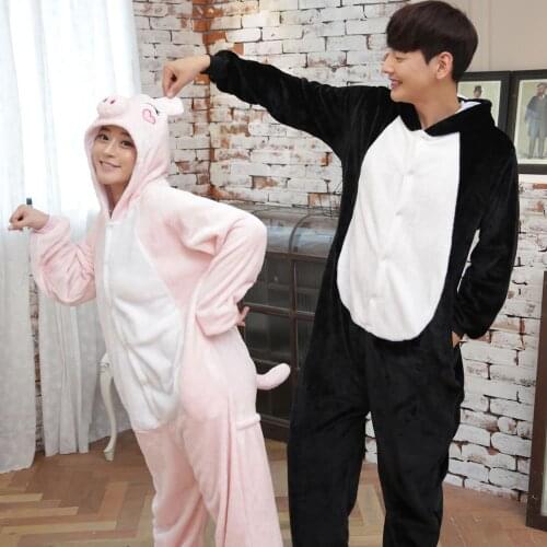 Kigurumi Pig onesies Pajamas Sets animal costume Pyjamas Unisex Cartoon Cosplay character pijamas sleepwear