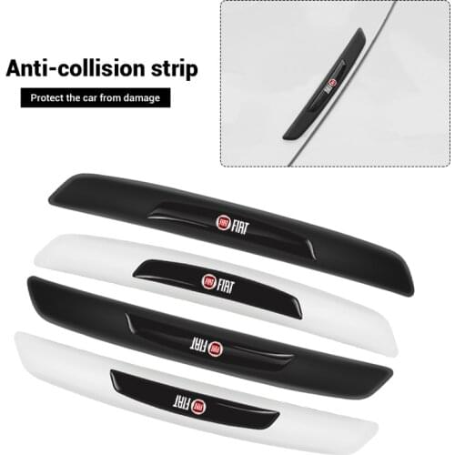 4Pcs Car Anti-Collision Strip Car Door Anti-Scratch Protector Stickers For Fiat 500 FR Punto Abarth Stilo Ducato Palio Bravo