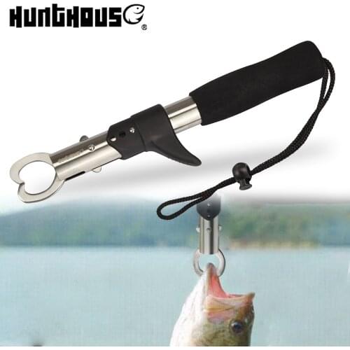Hunthouse fishing tackle Multifunction Lure Fishing Pliers Stainless Steel Fish Lip Gripper Grip fishing tools equipment