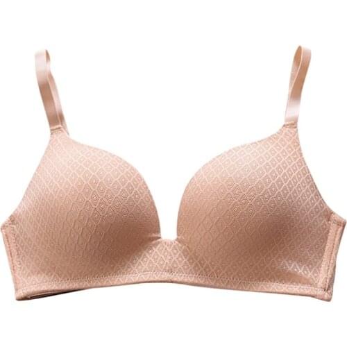 Sexy Lingerie Bra Women Push Up Bra Bralette Wireless Breathable Solid Bras for Women Black White 3/4Cup Underwear