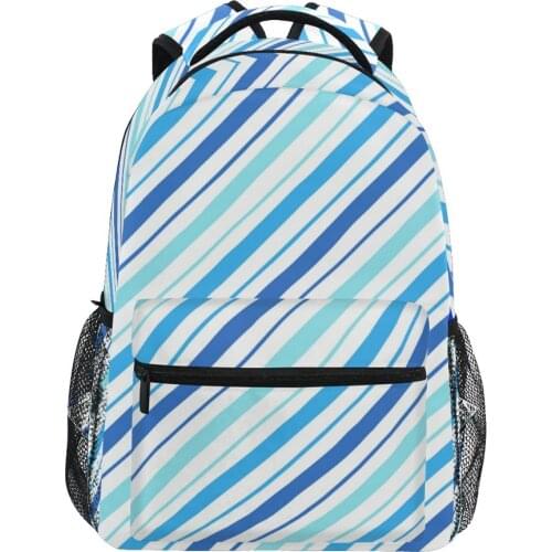 School Bags for Teenage Girls Kids Children Student Backpack Travel Teen Shoulder Bag stripe Child Schoolbag New Women backpack