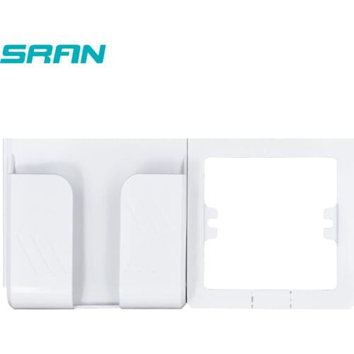 SRAN Super easy to use mobile phone bracket / shelf For EU standard wall power socket with usb electric outlet