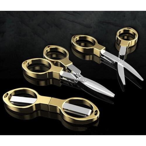 High quality Stainless steel Fishing Line Cutter Scissors For Fishing Pliers Cutter Caine Folding Pliers Scissors Fishing Tackle