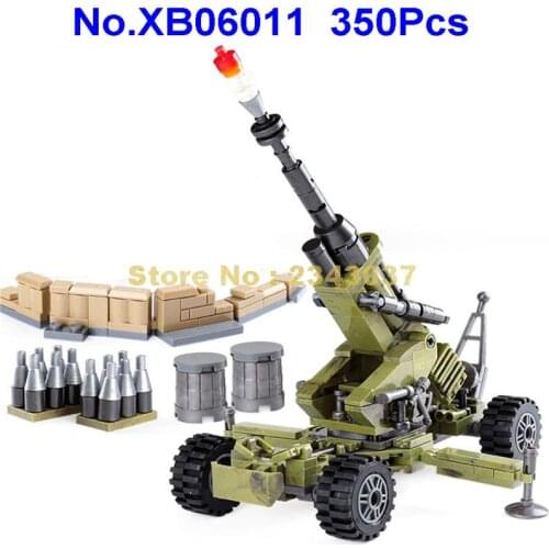 Xb06011 350pcs Military The Scorpion Cindy Cannon Building Block 3 Toy