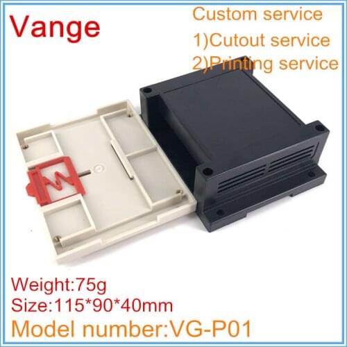 2pcs/lot extruding mould shell ABS plastic project box case 115*90*40mm for terminals block product feature