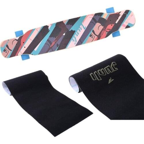 47X10" 4 Style Sport Outdoor Skateboard Longboard Dancing Board Double Rocker Board Waterproof Griptape Sheet Sticker