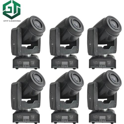 6pcs/lot 60W LED Spot Moving Head Light DMX512 controller LED light for party DMX stage light disco led lights