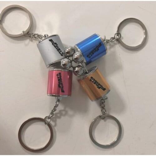 6 Speed Gearbox Gear Head Keychain Fast & Furious Free Shift Keyring Manual Transmission Lever Metal Key Ring Cars Accessories