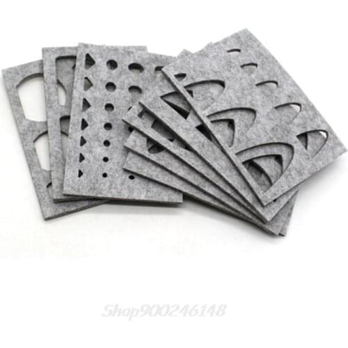 8pcs Wool Felt Mold Needle Felting DIY Craft Stencil Applique Handicraft Shaping Jy24 20 Dropship