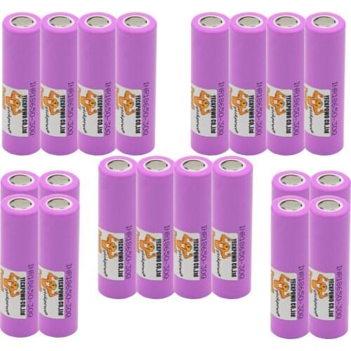 Yeckpowo INR18650 30Q battery 3000mAh 10C 30A high current li-ion batteries lithium 3.7V rechargeable akkumulator