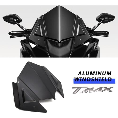 Motorcycle Accessories Aluminum Windscreen Windshield Wind Shield Deflector For Yamaha T-MAX 530 560 TMAX T MAX 2017-2020 2019