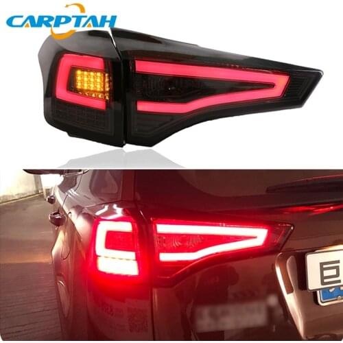 Car Styling Tail Lights Taillight For Toyota RAV4 2013 2014 2015 2016 Rear Lamp DRL + Dynamic Turn Signal + Reverse + Brake LED