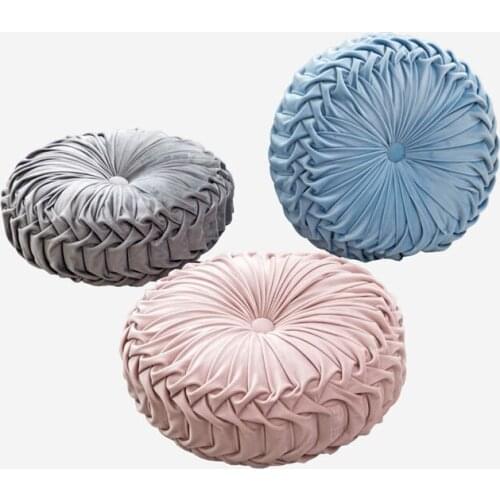 Velvet Round Armchair Lounage Chair Cushion Pad Preganent Women Sleeping Pillow