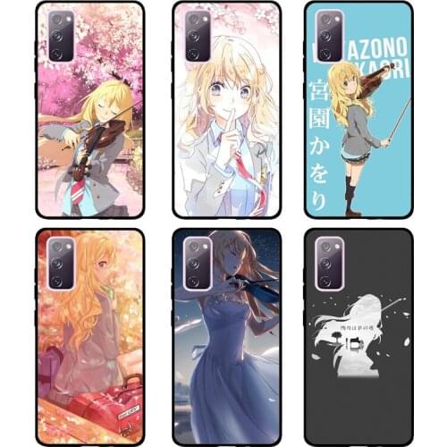 Miyazono Kaori For Samsung S20 FE S10e S8 S9 S10 Plus Case For Galaxy Note 20 Ultra Note 10 Plus Cover