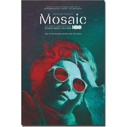 D0197 Mosaic Murder Mystery TV Series Sharon Stone Silk Fabric Poster Art Decor Indoor Painting Gift