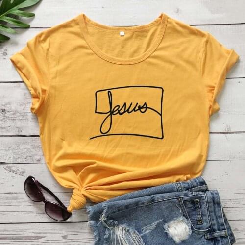 Jesus t shirt Christianity uniex religion slogan quote t shirt young gift 90s church party vintage tees simple style god tops