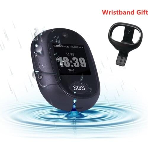 Newest 4G LTE Full NetCom Personal GPS Tracker Smart Tracking Pendant Audio Call SOS Help for Elderly Kids Waterproof IP67
