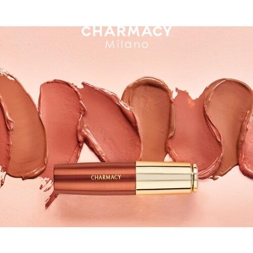 CHARMACY Nude Moist Lipstick 5 Natural Colors Matte Lip Stick Waterproof Long-lasting Shimmer Lipsticks Women Beauty Cosmetic