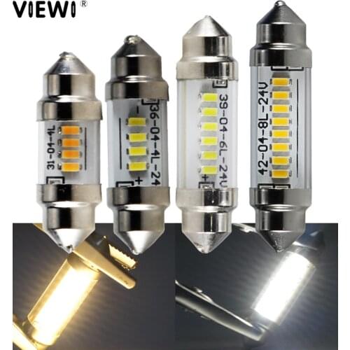 C3w c5w C10W bulb 6v 12v 24v canbus led festoon light 31mm 36mm 39mm 42mm auto Interior Reading Lights truck License Plate Lamp