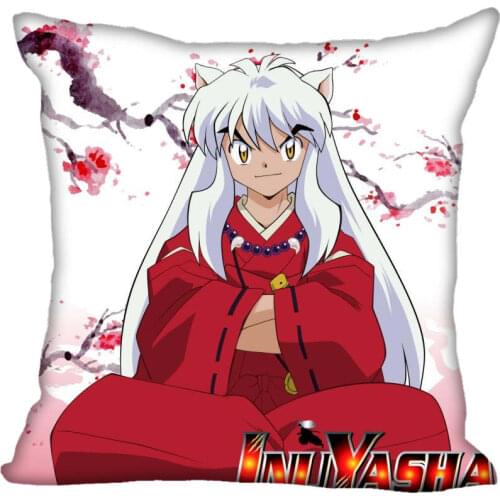 Best Inuyasha Pillowcase Wedding Decorative Pillow Cover Custom Gift For (one Sides) Printed Pillow Cases