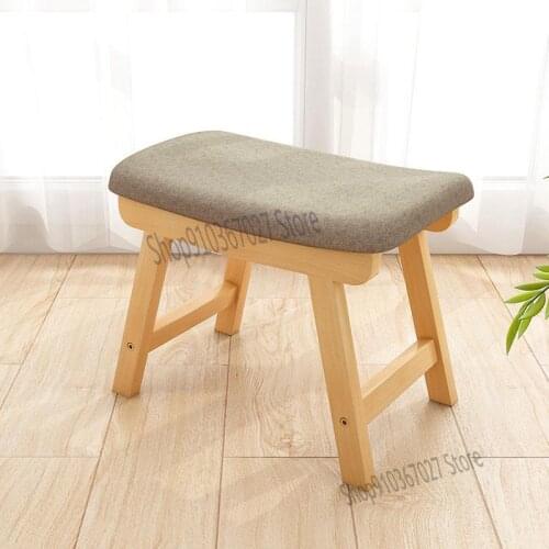 Net Celebrity Small Stool Vibrato Of The Same Girl Cute Bedroom Removable And Washable Household Low Stool Makeup Stool