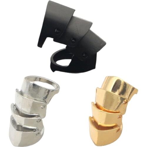 The Latest Fashion Trend Retro Punk Style Creative Joint Armor Knuckle Metal Ring Men And Women Can Wear Jewelry Gift