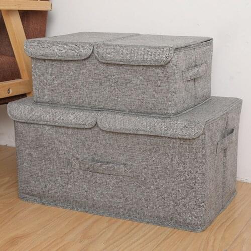 Multifunction Storage Box Double Cover Clothes Organizer Washable Cloth Toy Quilt Blank Storage Container Wardrobe Supplies