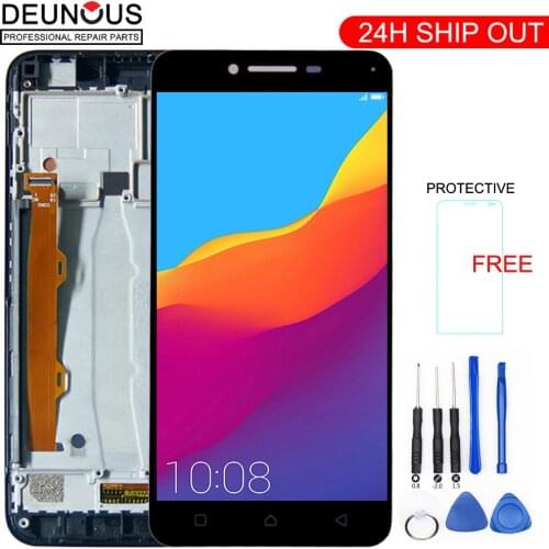 New 5.0" 1280x720 IPS For Lenovo K5 LCD Display Touch Screen Digitizer with Frame for Lenovo Vibe K5 A6020A40 A6020 A40
