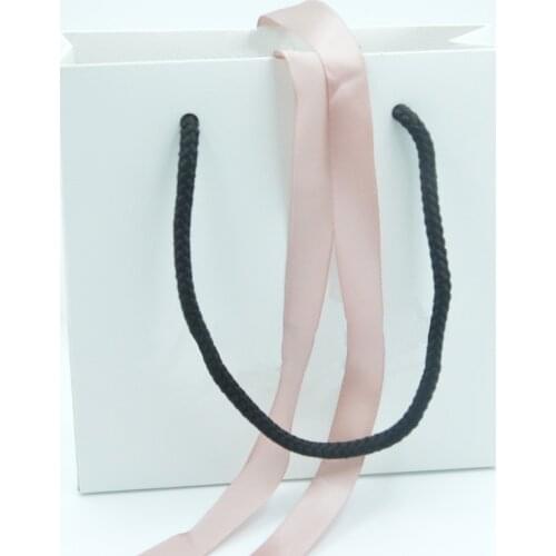 Wholesale 50 Pcs Classic Style White Paper Gift Bag 16*16*6 cm Box Packaging Bag Suitable for European brand jewelry Bag