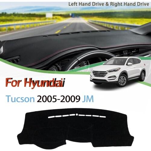 Anti-Slip Mat for Hyundai Tucson 2005-2009 JM Dashboard Cover Pad Sunshade Dashmat Protect Carpet Car Accessories 2006-2007 2008