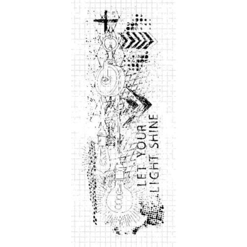 Light bulb Transparent Clear Silicone Stamp/Seal for DIY scrapbooking/photo album Decorative clear stamp M1264