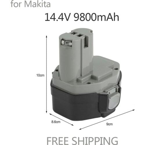 New for Makita 14.4V NI-MH 12800mAh Replacement Battery for Makita Battery 14.4V PA14 1420 1422 1433 1434 1435 1435F 192699-A