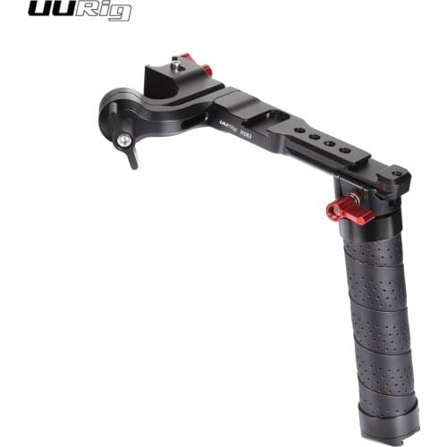 UURig R083 Multi-Form Gimbal Stabilizer Handle Hand Grip Extension Bracket Cold Shoe 1/4" Aluminum Alloy for DJI Ronin RSC2