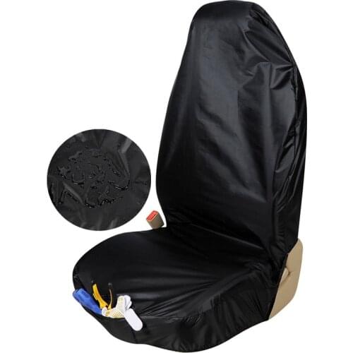 Oxford Waterproof Car Seat Cover Front Car Seat Protector With Organizer Bag Universal Car Interior Accessory