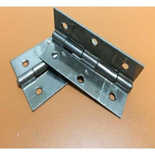 Iron hinge common symmetrical wooden Door cabinet hinge 3 inch 1.5mm thick x10