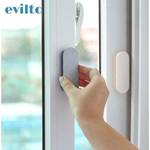 2pcs Door Window Cabinet Auxiliary Handle Puller Self-adhesive Wardrobe Pulls Kitchen Cupboard Door Pulls Drawer Knobs Home Deco