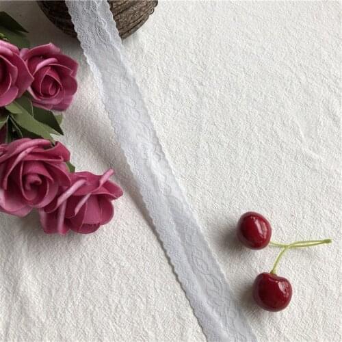 3cm Ls1089 elastic lace ribbon diy handmade crafts supplies apparel sewing & fabric garment accessories lace