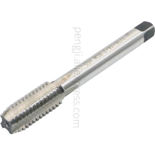 7/16"-14 BSW HSS Right Hand Thread Tap High Speed Steel 6542 Used for Conventional Machine Tapping or CNC Tapping
