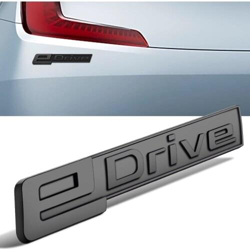 Car Side Fender Sticker EDrive Badge Logo Rear Trunk 3D Sticker For BMW iX iX3 i3 i530 i760 E91 E46 F10 X1 X2 X3 X5 Electric Car
